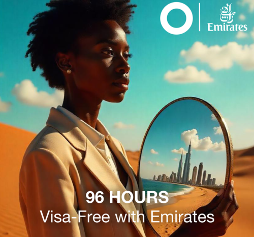 Emirates 96 Hours complimentary visa