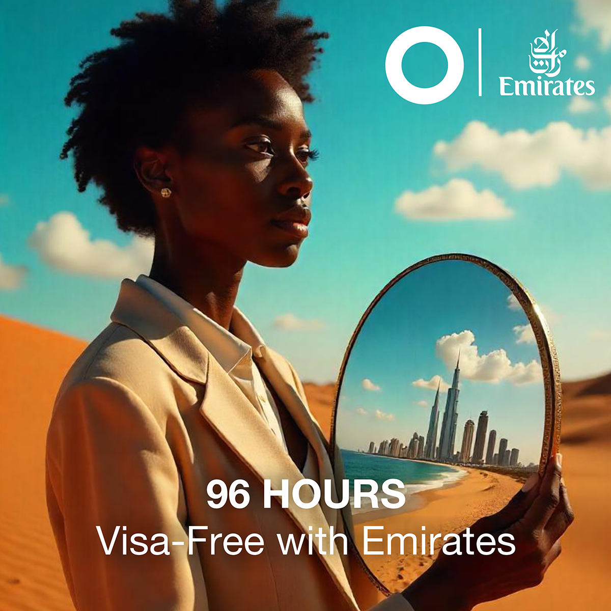 Emirates 96 Hours complimentary visa